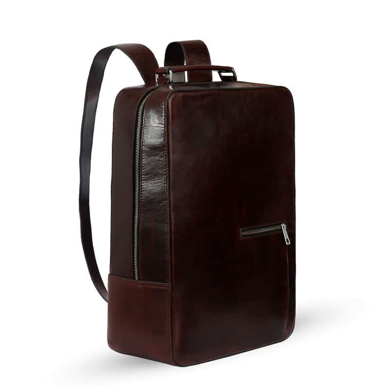 Antique Brown Square Backpack at Best Price in BD | SSB Leather