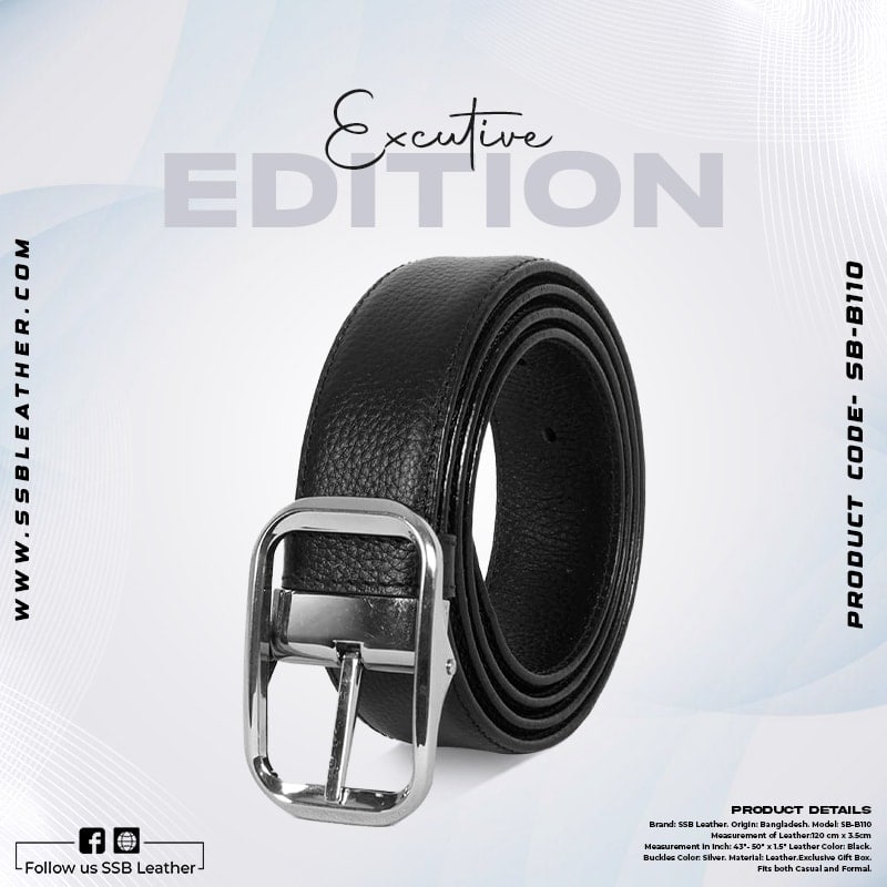 Elegant Series Leather Belt SB-B110 | Executive