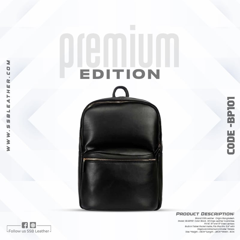 Yozora Leather Backpack SB-BP101| Premium