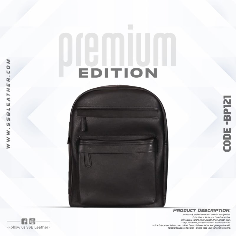 Leather Backpack SB-BP121 | Premium