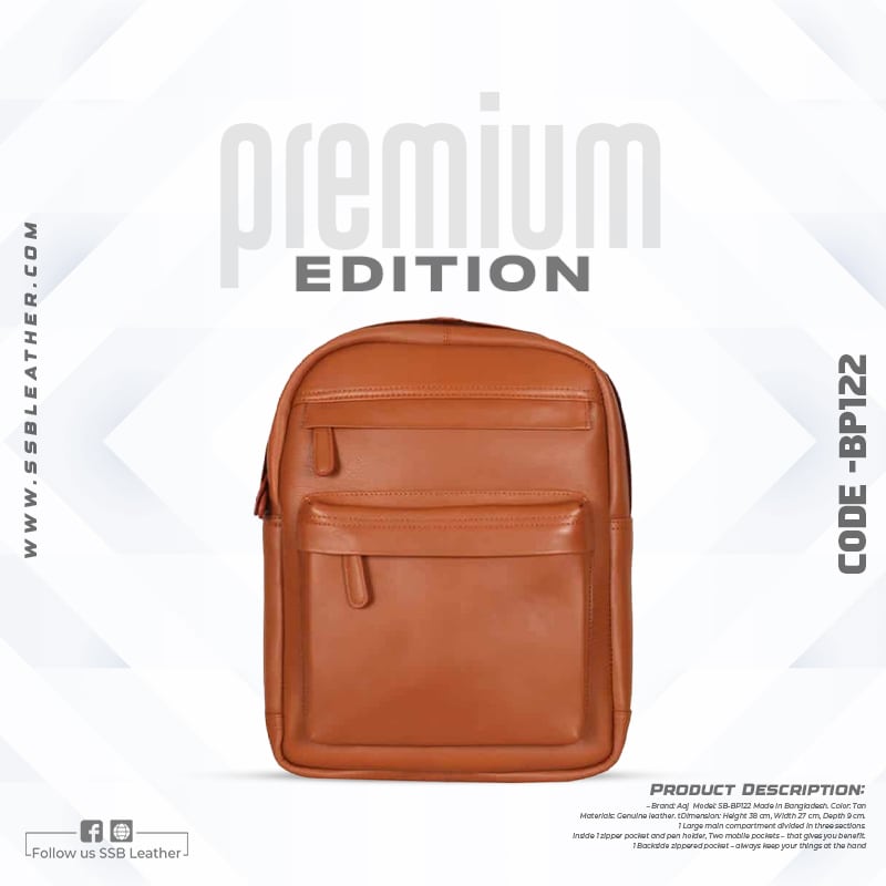 Leather Backpack SB-BP122 | Premium