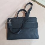 Black Milling Leather Laptop Bag SB-LB428