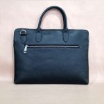 Black Milling Leather Laptop Bag SB-LB428