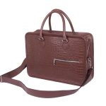 Crocodile Pattern Leather Executive Bag SB-EB03 | Premium