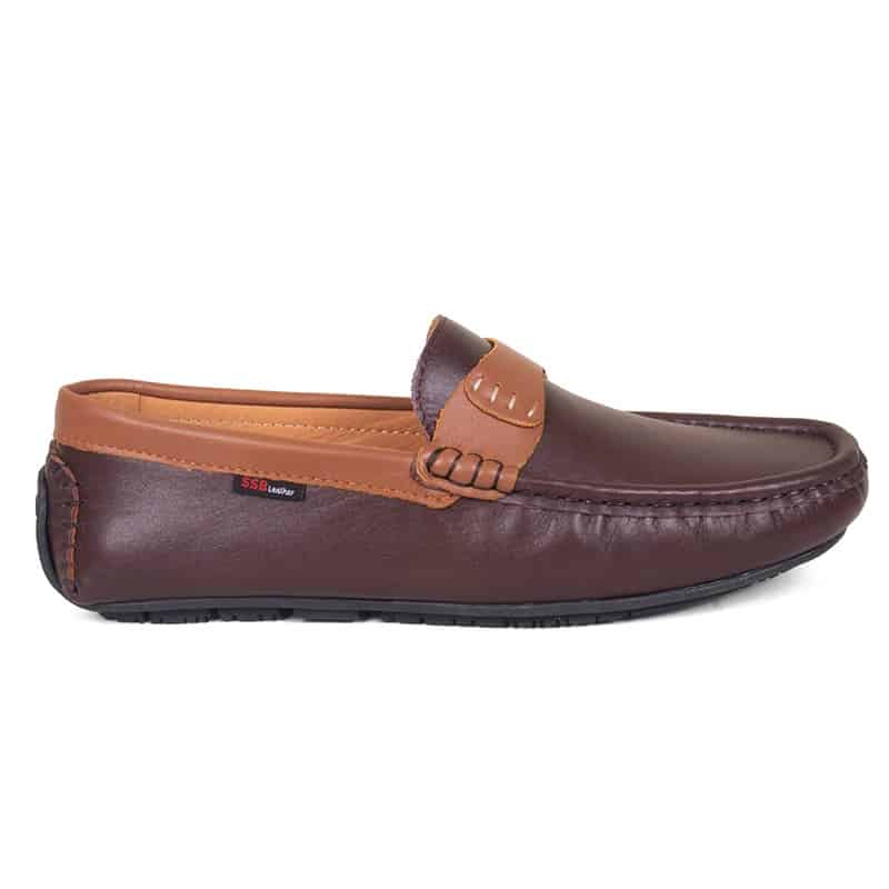 Dark Brown Exclusive Loafers Price in BD | SSB Leather
