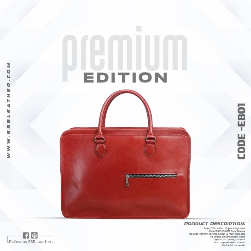 Luxury Leather Executive Bag SB-EB01| Premium