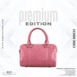 Flower Print Leather Handbag For Women SB-HB533 | Premium