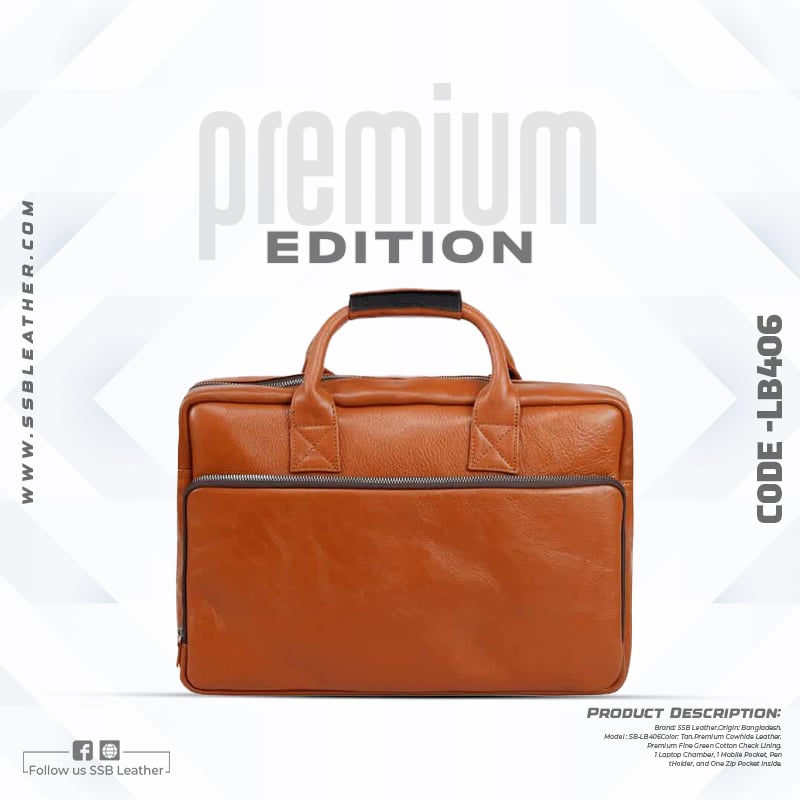 Leather Executive Bag SB-LB406 | Premium