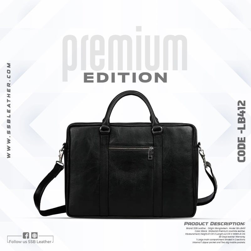 Milling Leather Executive Bag SB-LB412 | Premium
