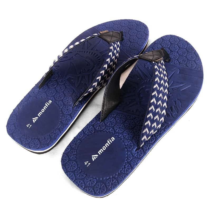 Monfia Blue Casual FlipFlop Sandal Price in BD | SSB Leather