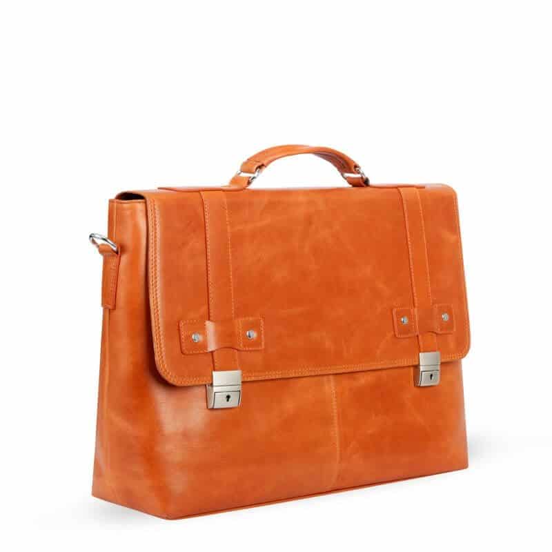 Oil Waxed Leather Mens Executive Bag Online in BD | SSB Leather