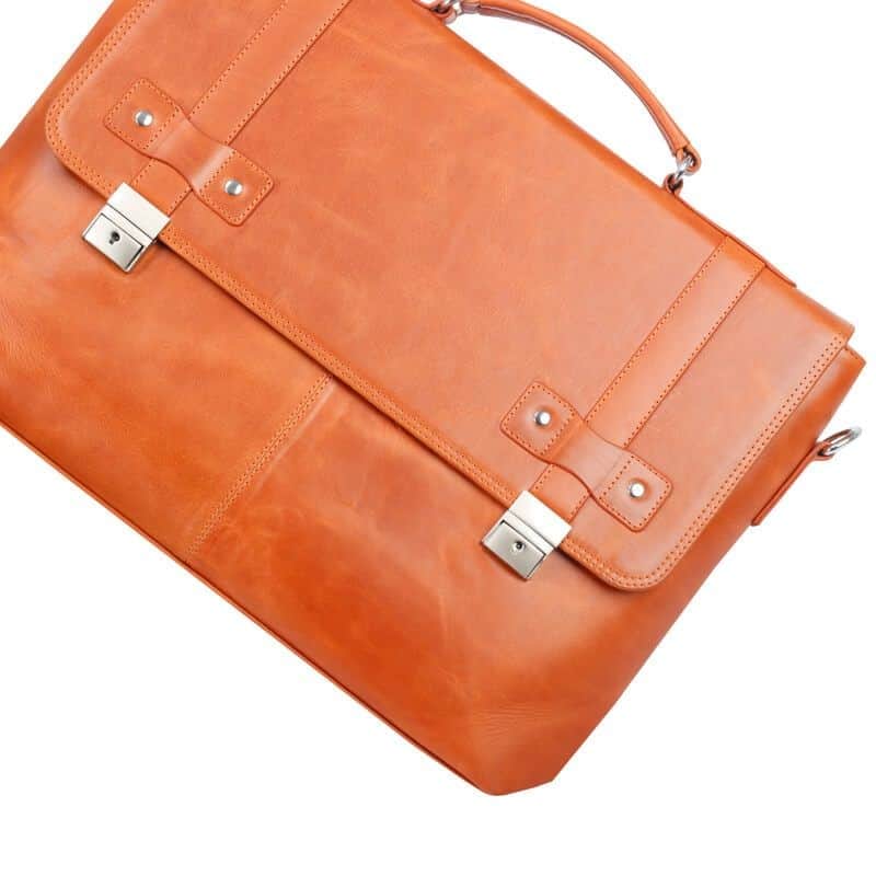 Oil Waxed Leather Mens Executive Bag Online in BD | SSB Leather