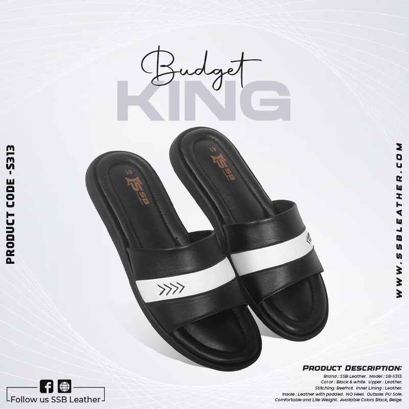 Casual Men's Leather Sandal SB-S313 | Budget King