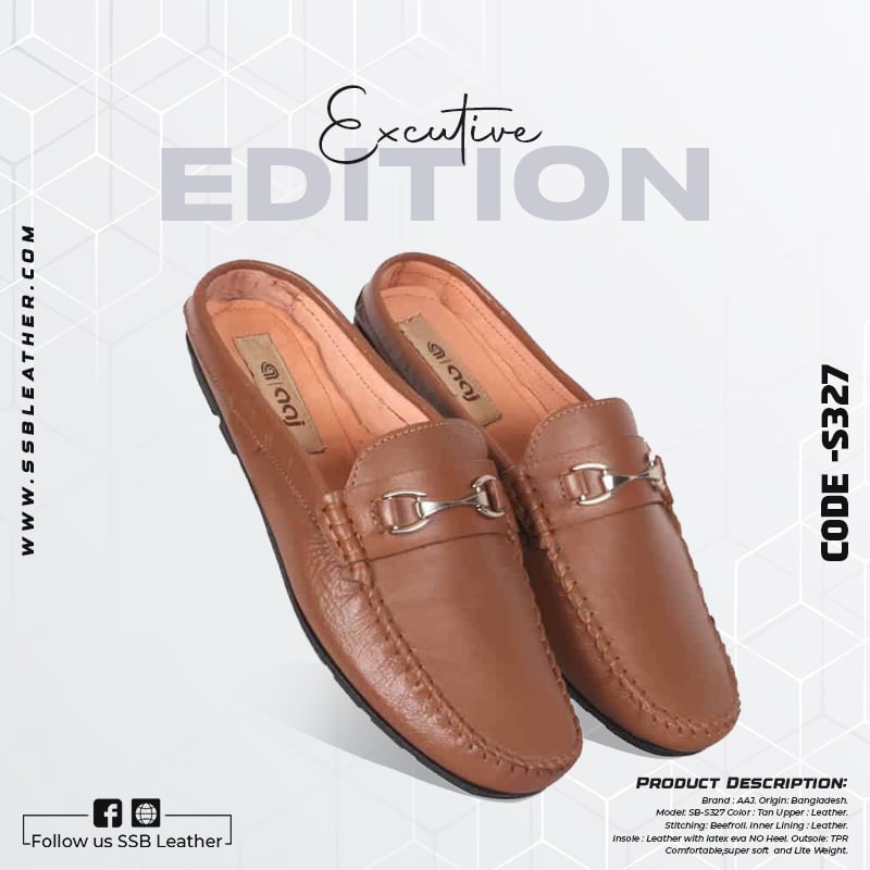 Premium Soft Leather Half Shoe for men SB-S327 | Executive