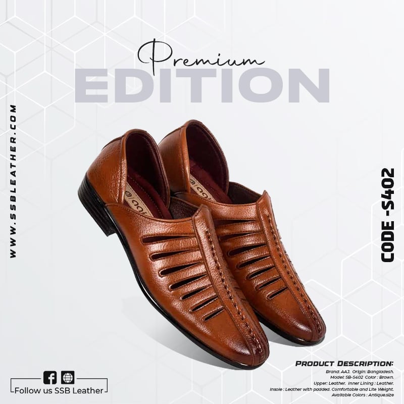 Leather Slip-On Shoes SB-S402 | Premium
