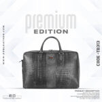 Crocodile Print Leather Travel Bag SB-TB313 | Premium