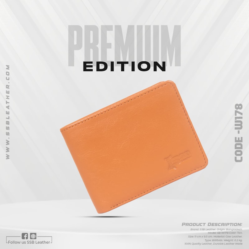 Classic Leather Wallet SB-W178 | Premium