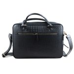 Crocodile Print Leather Briefcase Official Bag SB-W15 | Premium