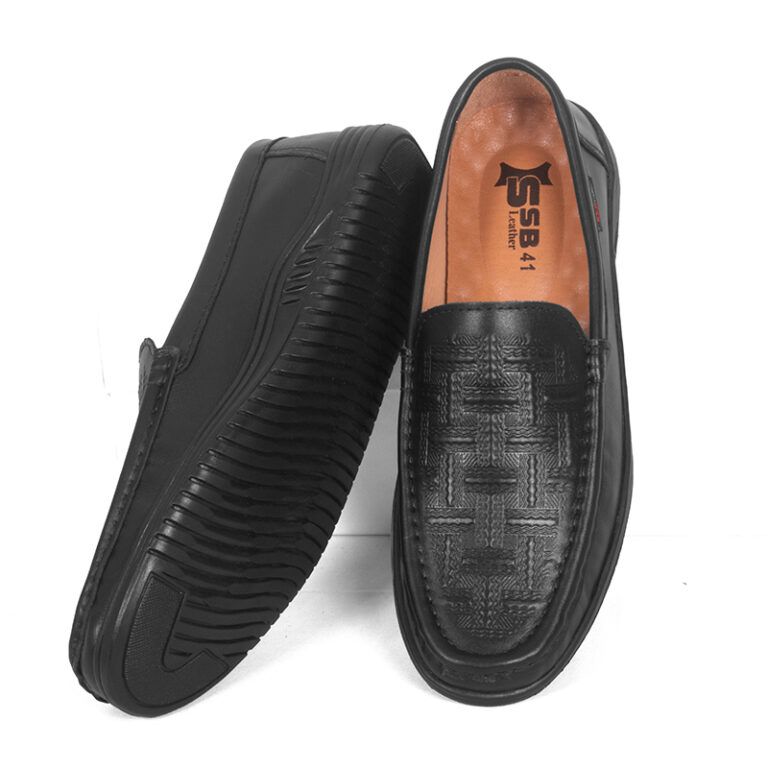 Retro high-end men's formal leather shoes breathable deodorant loafers