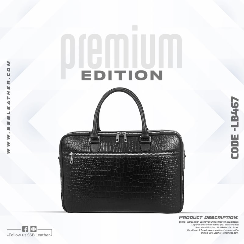 Genuine Leather Executive Bag SB-LB469 | Premium
