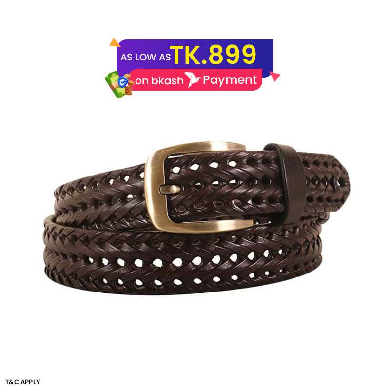 Modern Plaited Leather Belt For Men SB-FB140