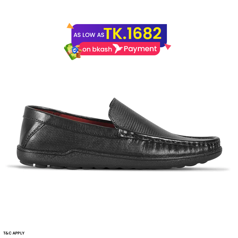 Classic Black Comfort Casual Loafer Shoes SB-S1166