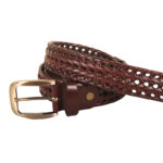 Modern Plaited Leather Belt For Men SB-FB140 | Budget King