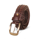 Modern Plaited Leather Belt For Men SB-FB140 | Budget King