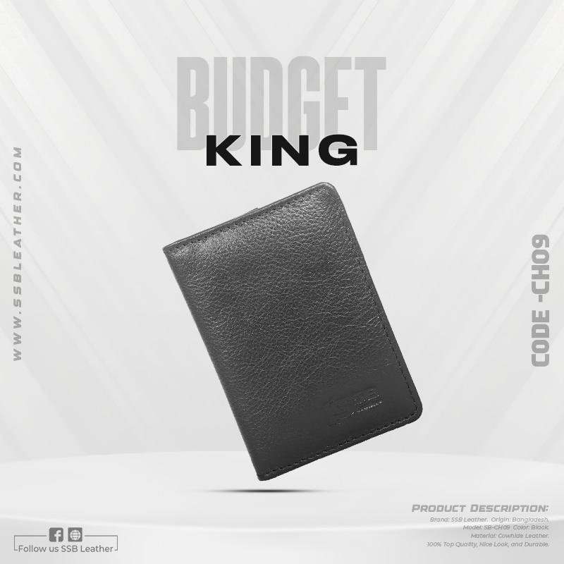 Leather Card Holder Mini Wallet SB-CH09 | Budget King