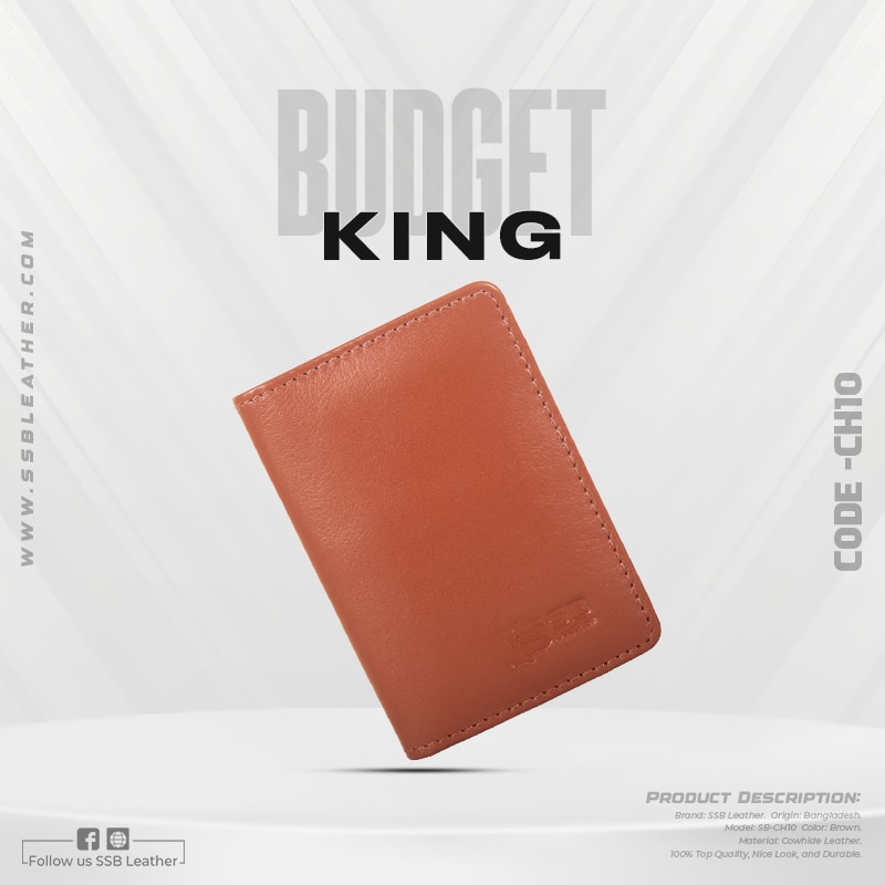 Leather Card Holder Mini Wallet SB-CH10 | Budget King