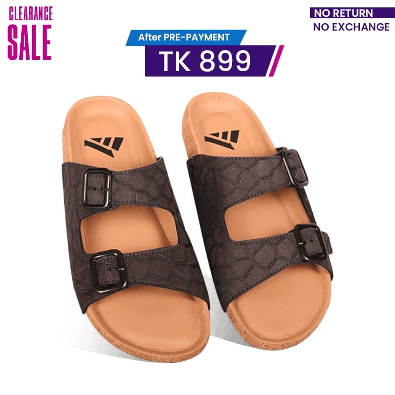 Textured Pattern Slide Sandal For Men MF19
