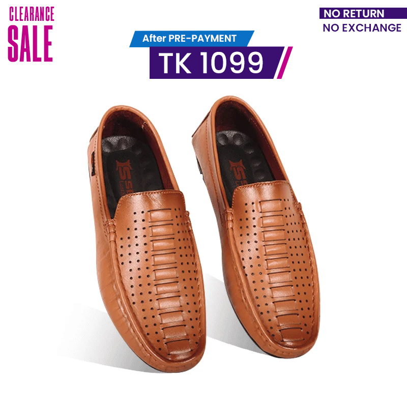 Elegance Medicated Leather Loafers SB-S513
