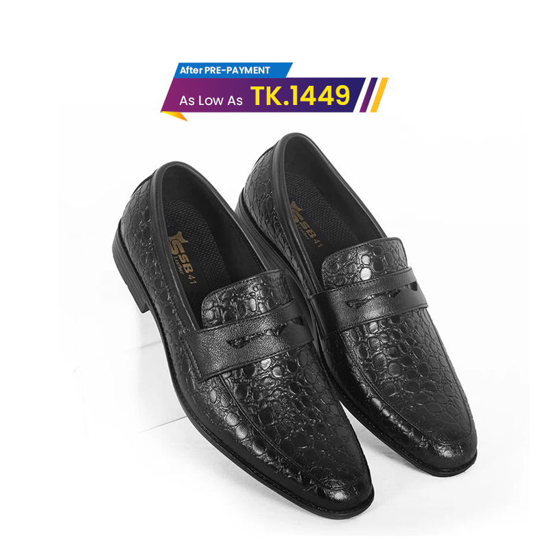 Leather Penny Formal Shoes For Men SB-S555