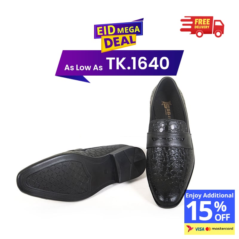 Leather Penny Formal Shoes For Men SB-S555