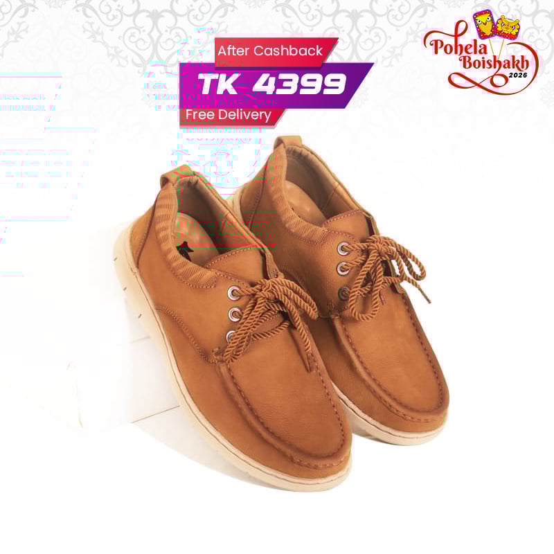 Casual Nubuck Lace-Up Shoe For Men SB-S558 | Platinum