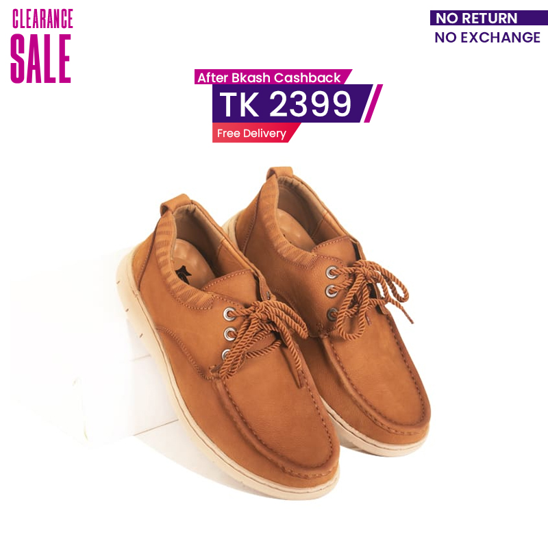 Casual Nubuck Lace-Up Shoe For Men SB-S558 | Platinum