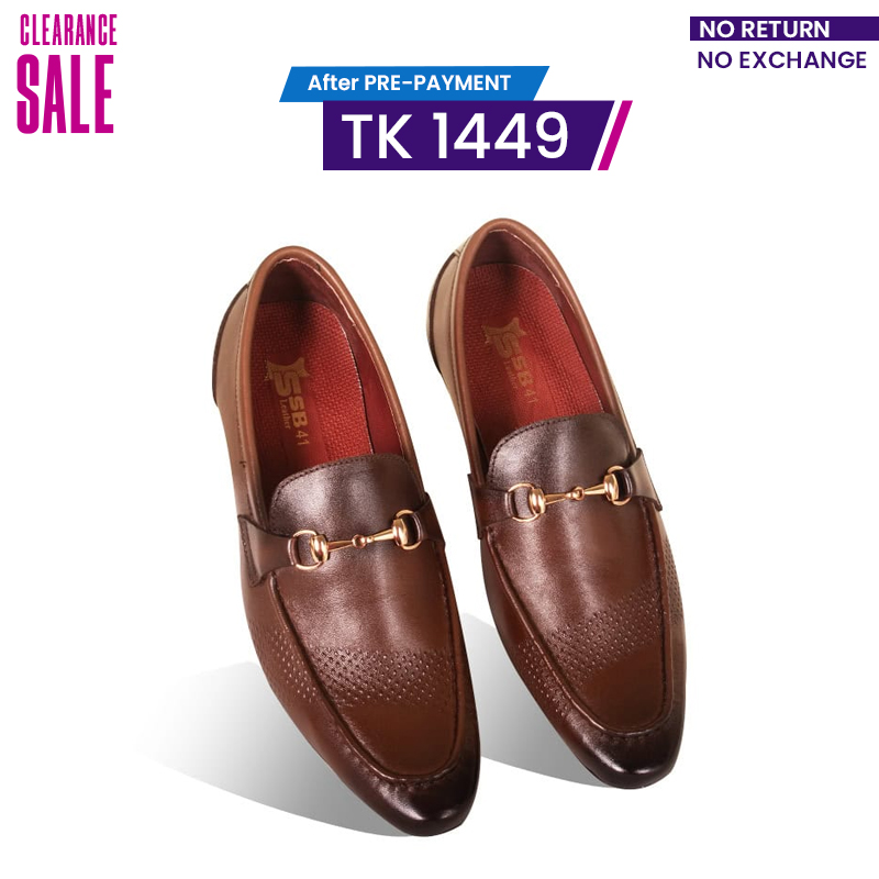 Leather Penny Formal Shoes For Men SB-S718