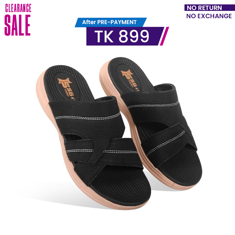 Nubuck Leather Slide Sandal For Men SB-S755