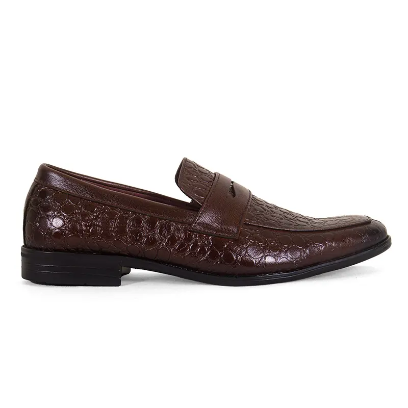 Leather Penny Formal Shoes For Men SB-S556
