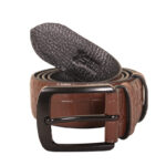 Crocodile Print Leather Belt SB-B152