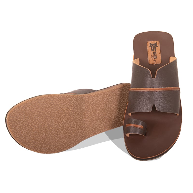 Men’s Leather Sandal SB-S581 | Budget King