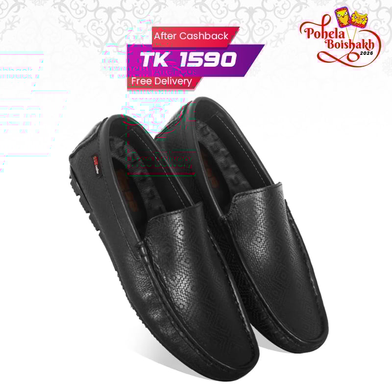 Elegance Medicated Leather Loafers SB-S538