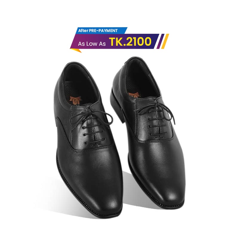 Classic Black Leather Oxford Shoes For Men SB-S992