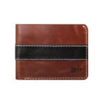 Oil Pull Up Leather Striped Wallet SB-W190 | Premium