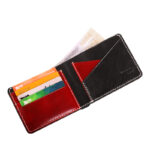 Oil Pull Up Leather Striped Wallet SB-W189 | Premium