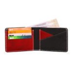 Oil Pull Up Leather Striped Wallet SB-W189 | Premium