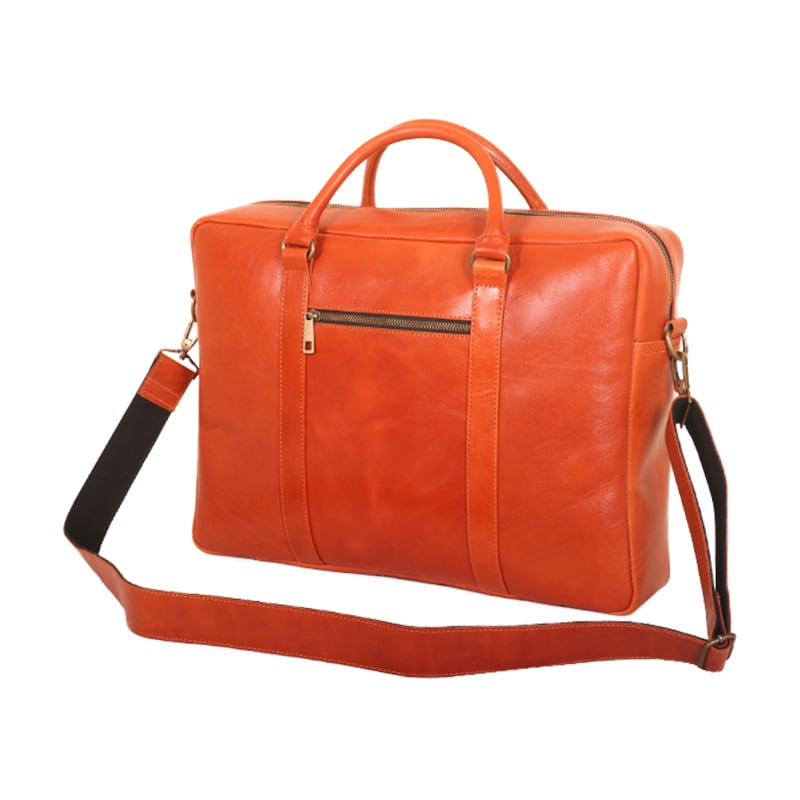 Oil Pull Up Leather Executive Laptop Bag SB-LB475 | Premium