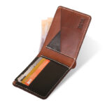 Oil Pull Up Leather Striped Wallet SB-W190 | Premium