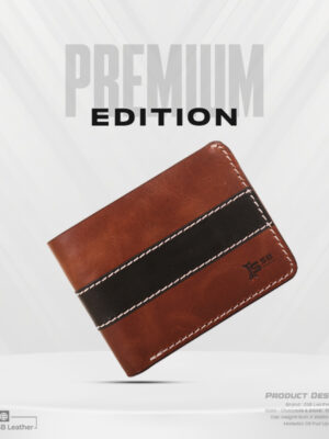 Oil Pull Up Leather Striped Wallet SB-W190 | Premium