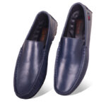 Antique Blue Medicated Leather Loafer SB-S638| Premium